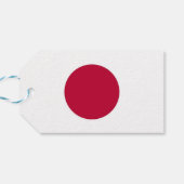 CadeauLabel met vlag van Japan (Achterkant Horizontaal)
