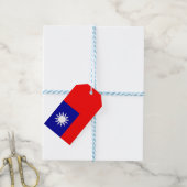 CadeauLabel met vlag van Taiwan (Met Touw)