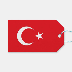 CadeauLabel met vlag van Turkije