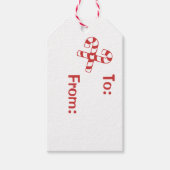 CadeauLabel - Rode snoepjes (Voorkant)