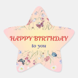 CadeauLabel Ster Sticker