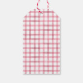 Cadeaulabel van/naar met twee roze baby konijntjes (Achterkant)