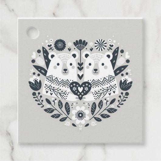 Cadeaulabel van Noë (partij van 12) Bedankjes Labels (Voorkant)