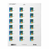 cadeauLabel voor kerstcadeaus Etiket (Full Sheet)