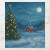 Cadeaulabel Wijn Etiket (Enkel label)