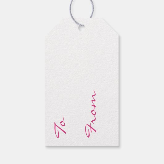 CadeauLabels - Gefeliciteerd Roze voetafdrukken (Achterkant)