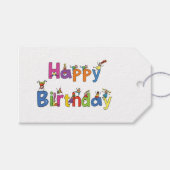 CadeauLabels - Gekke Kinderen Happy Birthday (Voorkant (Horizontaal))