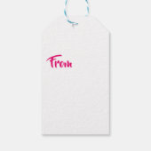 CadeauLabels - Giraffe op zaterdag (Achterkant)