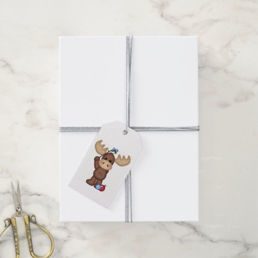 CadeauLabels - onder de mistletoe (Met Touw)
