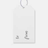 CadeauLabels - Rood geplateerd hart (Achterkant)