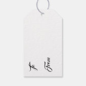 CadeauLabels - Roze ijskap (Achterkant)