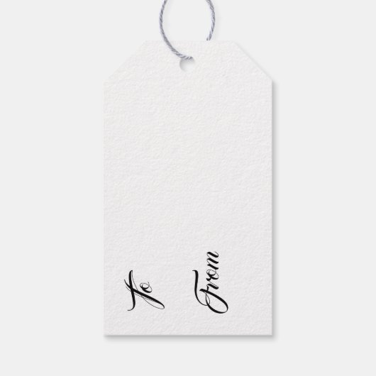 CadeauLabels - Roze ijskap (Achterkant)