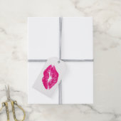 CadeauLabels - Roze kus (Met Touw)