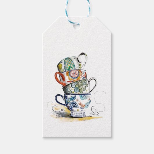 CadeauLabels - Teacups (Voorkant)