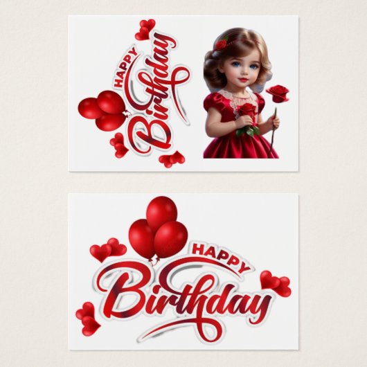 Cadeaulabels Visitekaartje (Voorkant /achterkant)