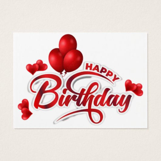 Cadeaulabels Visitekaartje (Achterkant)