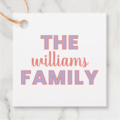 CadeauLabels voor aangepaste reeks Bedankjes Labels (Voorkant)