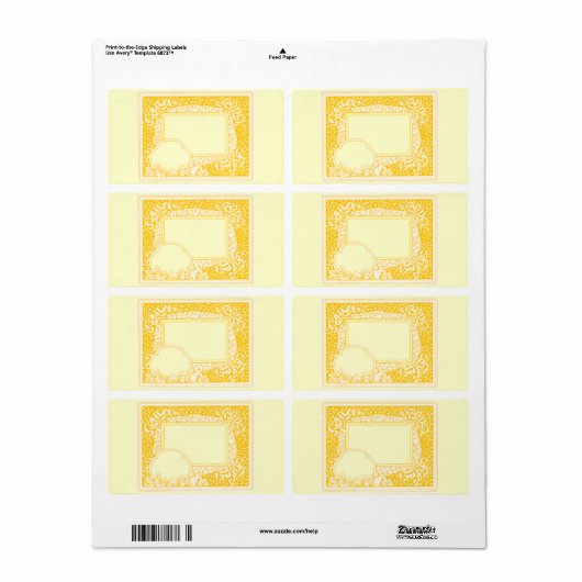 Cadeaulabels voor Gift Jar of .... Etiket (Full Sheet)