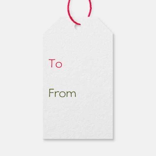 CadeauLabels — Vrolijk kerstgedicht (Achterkant)