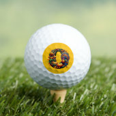 Cadeauletter o Thanksgiving-stijl Golfballen (Insitu Shirt)
