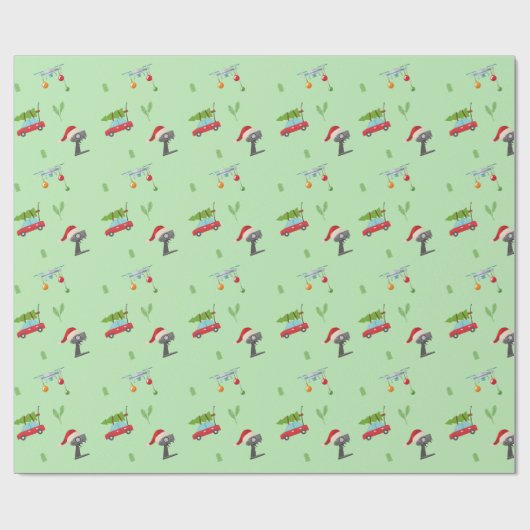 "Cadeaulevering per drone" Cadeaupapier (Vlak)