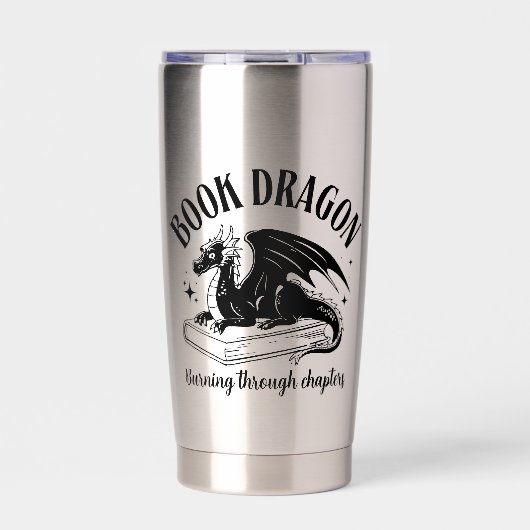 Cadeauliefhebber Draken Fantasy Lezer Cadeau Geïsoleerde Drinkbeker (Voorkant)