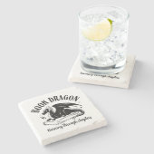 Cadeauliefhebber Fantasy Draak Stenen Onderzetter (Zijkant)