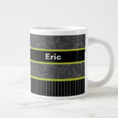 CadeauMok voor hem, mok persoonlijke naam, grijs (Rechts)