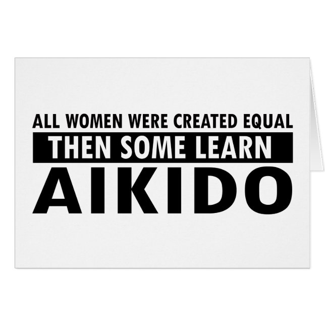 cadeauobjecten van Aikido (Voorkant Horizontaal)