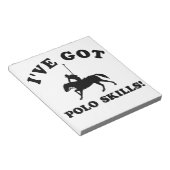 cadeauobjecten voor polo-vaardigheden notitieblok (Schuin)