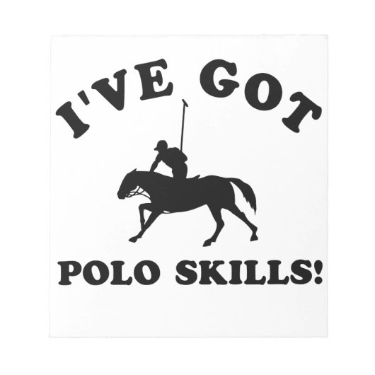cadeauobjecten voor polo-vaardigheden notitieblok (Voorkant)