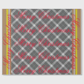 cadeauomslag CHRISTMAS PLAID | m3galleryStudio Cadeaupapier (Vlak)