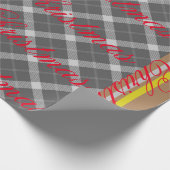 cadeauomslag CHRISTMAS PLAID | m3galleryStudio Cadeaupapier (Hoek)