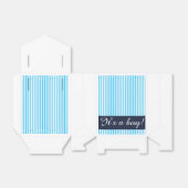 Cadeaupakket, gestreepte aangepaste sjabloon bedankdoosjes (Uitgevouwen)