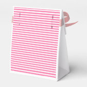 Cadeaupakket, gestreepte monogram aangepaste sjabl bedankdoosjes (Achterkant)