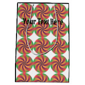 Cadeaupakket Medium Met Zwarte Kleur Uw Tekst Tass Medium Cadeauzakje (Achterkant)