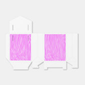 Cadeaupakket, roze zebra strepen bedankdoosjes (Uitgevouwen)
