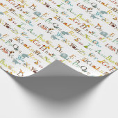 Cadeaupapier - Alfabet (Hoek)