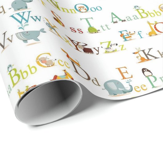 Cadeaupapier - Alfabet (Rol Hoek)