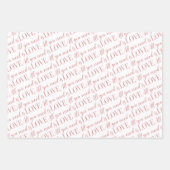 Cadeaupapier 'All You Need Is Love' Vellen (Voorkant)