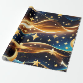 Cadeaupapier - Amber Celestial Moon
