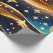 Cadeaupapier - Amber Celestial Moon (Hoek)