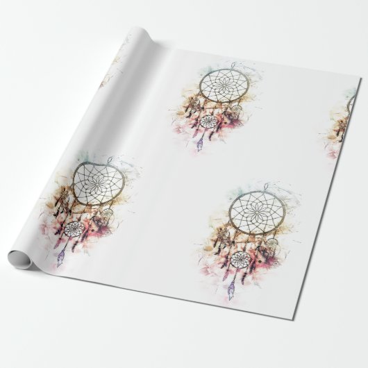 Cadeaupapier Attrape droom/dreamcatcher (Uitgerold)