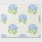 Cadeaupapier | Blauwe Hortensia | Luxe Ivoire Scho (Vlak)