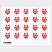 Cadeaupapier “Box of Happiness” | Cute Rood Hart Sticker (Vel)