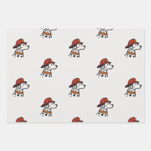 Cadeaupapier brandweerman