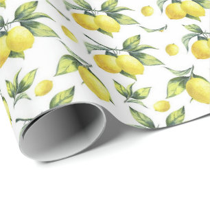 Cadeaupapier - Citroenen