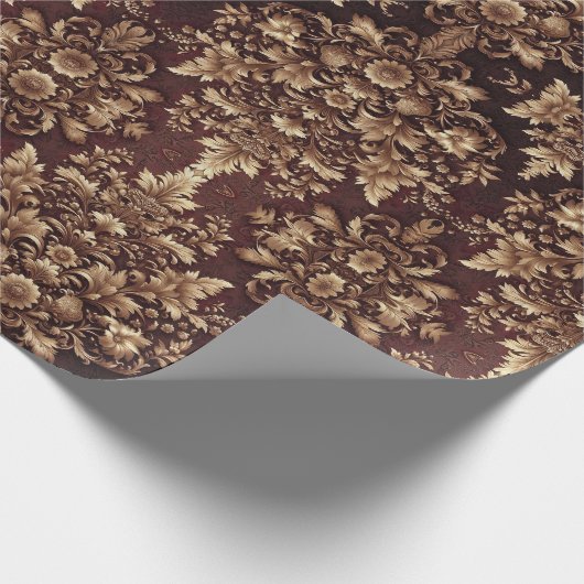 Cadeaupapier Damask design (Hoek)