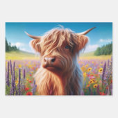 Cadeaupapier Decoupage 3 Highland Rund Ontwerpen (Voorkant 3)