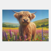 Cadeaupapier Decoupage 3 Highland Rund Ontwerpen (Voorkant 2)